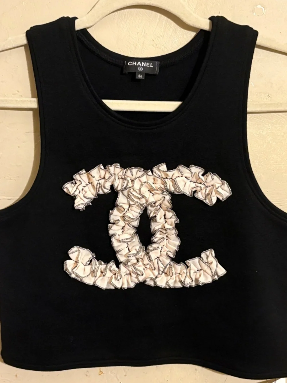 2020 Paris-31 Rue Cambon Crop Top Size: S | US4, FR36